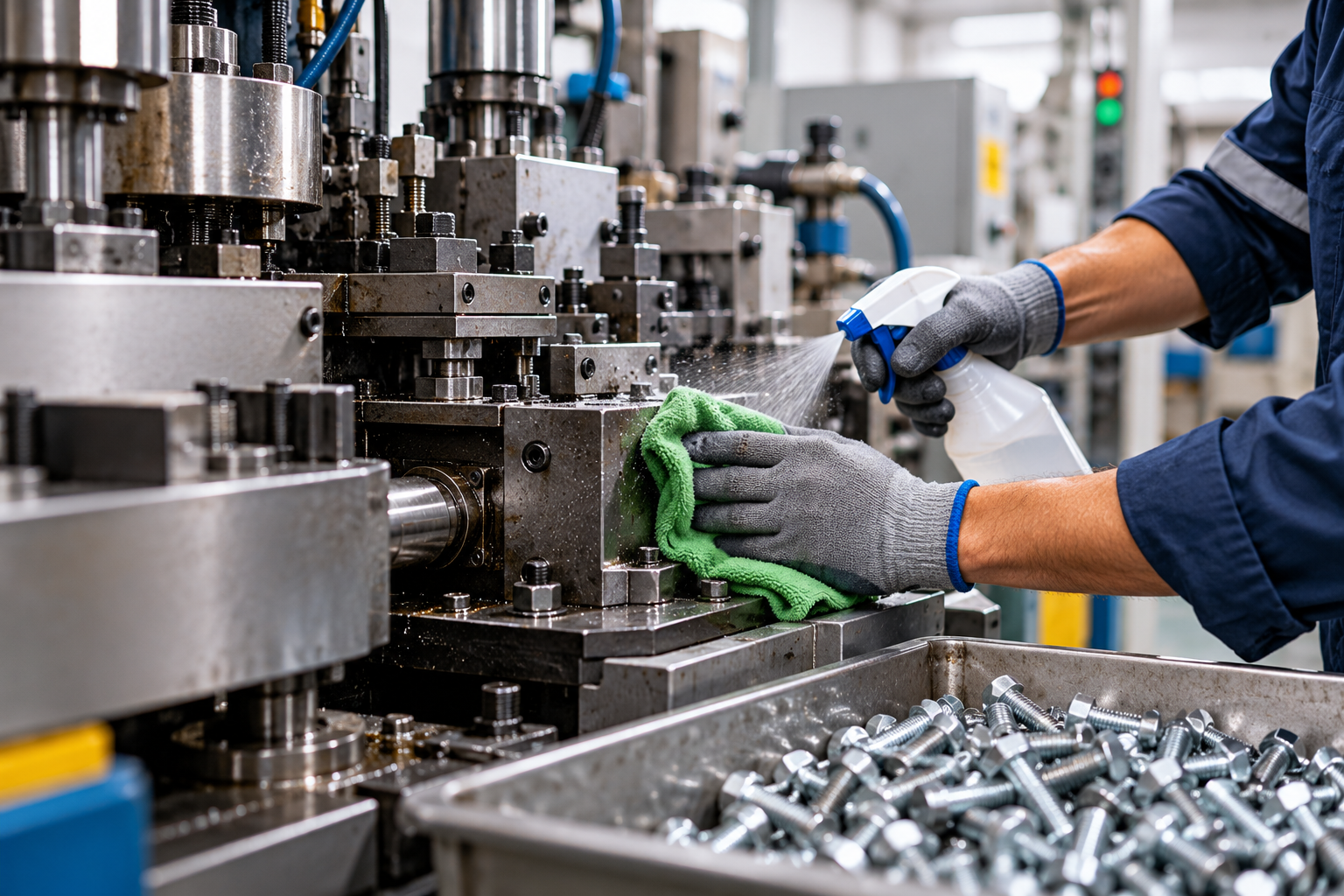 Clean Fastener Manufacturing Equipment